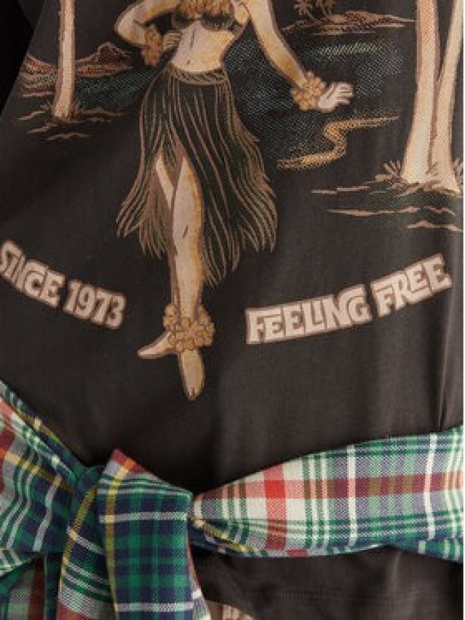 Billabong T-Shirt EBJZT00477 Czarny Oversize