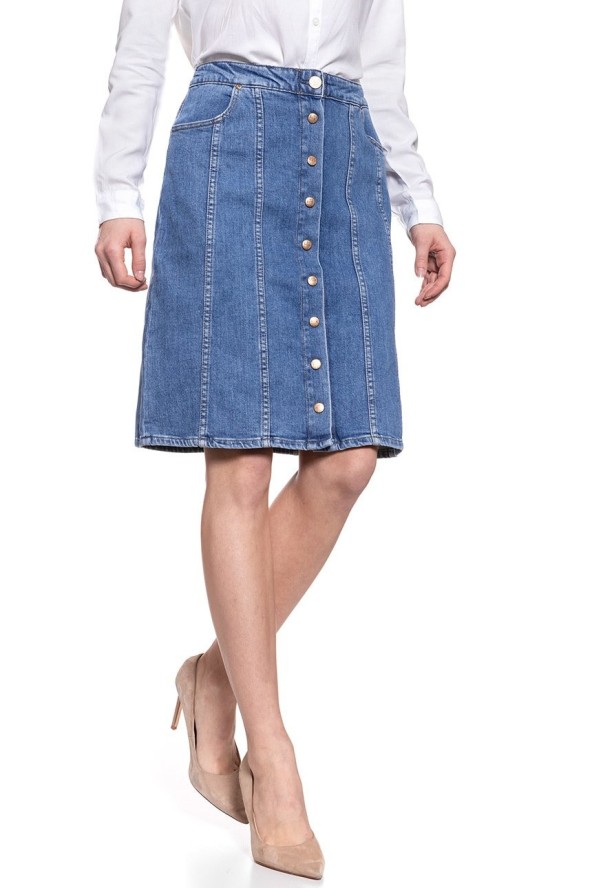 SPÓDNICA JEANSOWA LEE 70S SKIRT WILLIAMSBURG L38LAPZN