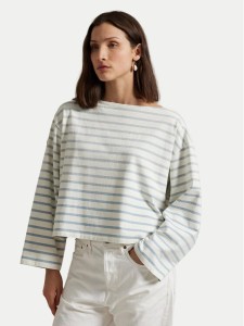 Polo Ralph Lauren Bluzka 211959103003 Écru Relaxed Fit