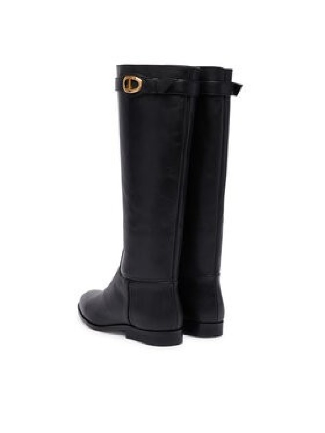 TWINSET Botki 252TCP19C Czarny