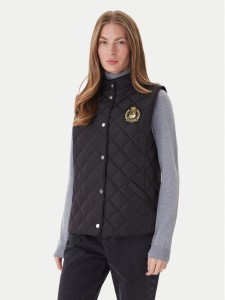 LAUREN RALPH LAUREN Bezrękawnik 297951276005 Czarny Straight Fit