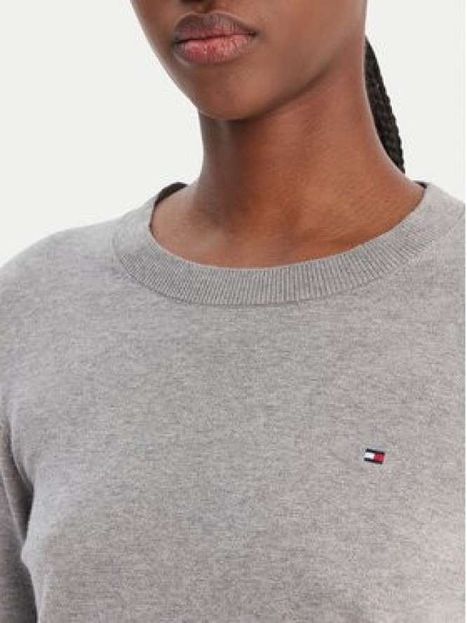 Tommy Hilfiger Sweter WW0WW44984 Szary Regular Fit