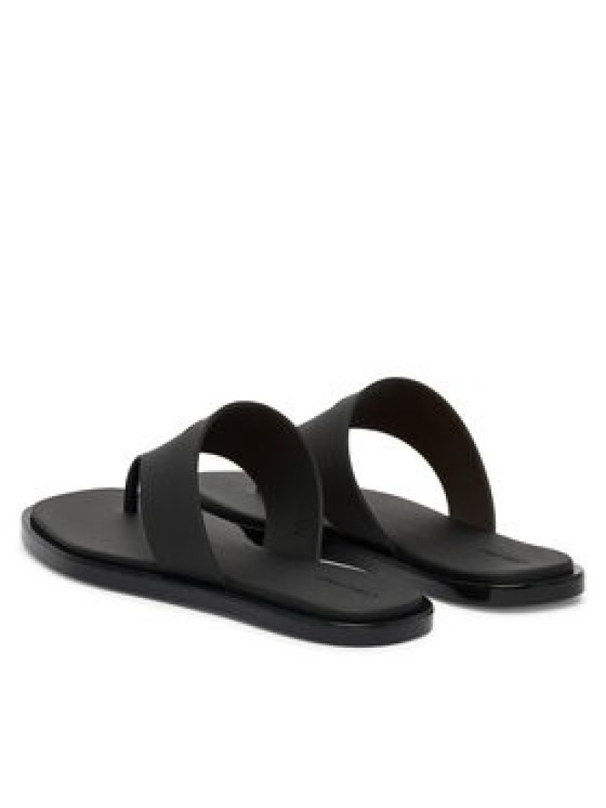 Calvin Klein Japonki Jelly Sandal Thong Mat Tran Tpu HW0HW02964 Czarny