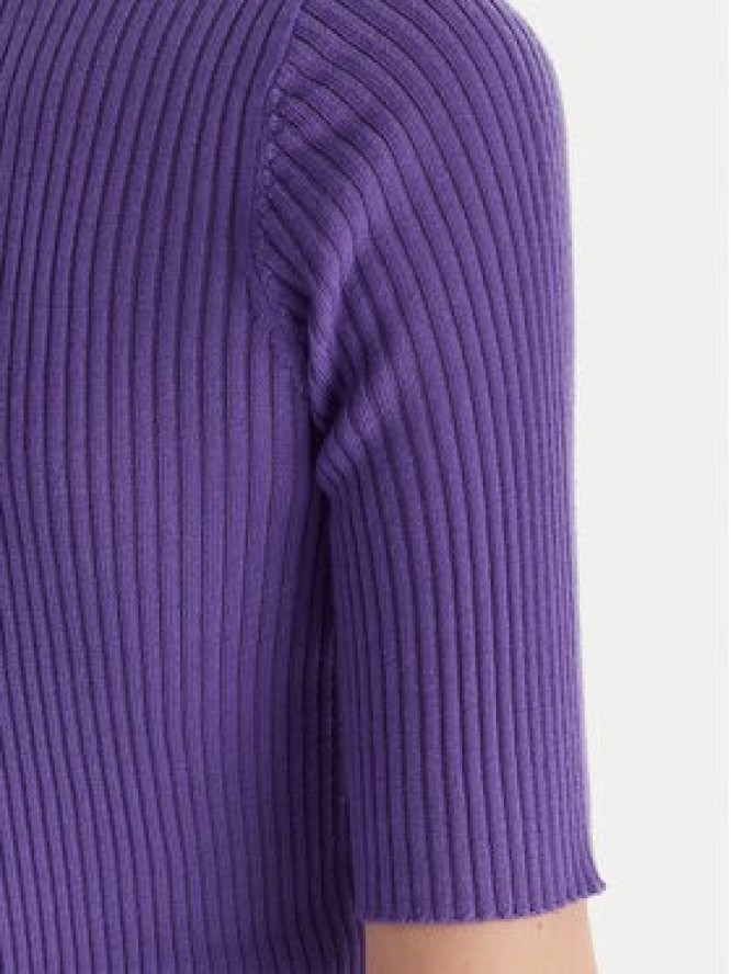 PINKO Bluzka Tritone Maglia 102017 A18M Fioletowy Slim Fit