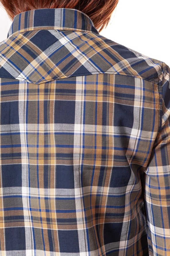 KOSZULA WRANGLER CHECK SHIRT DUSTY OLIVE W5240LU45 112129348