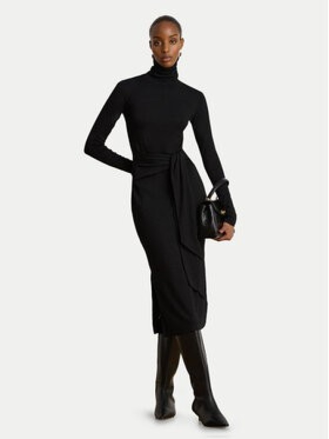 LAUREN RALPH LAUREN Sukienka dzianinowa 200980028002 Czarny Slim Fit