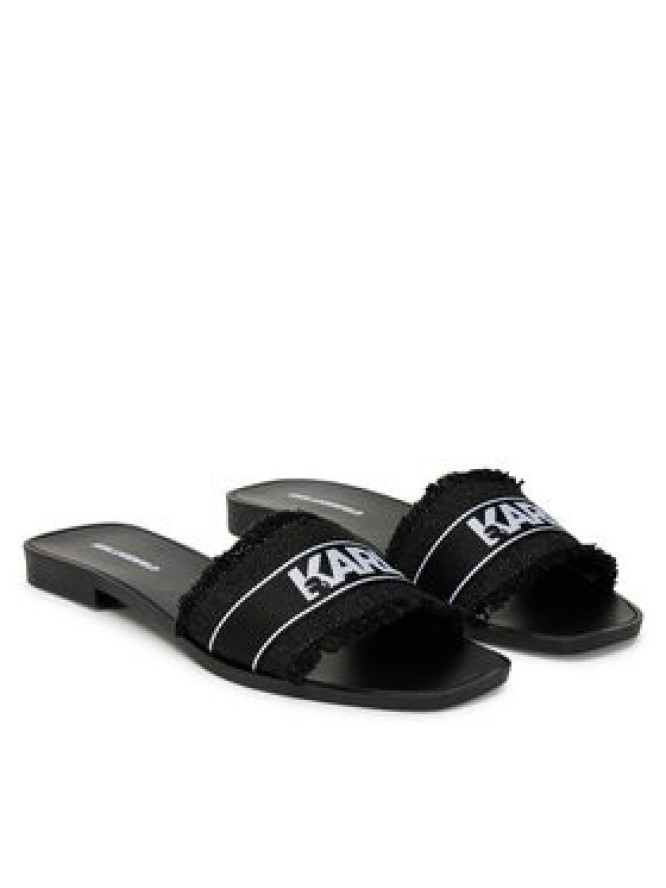 KARL LAGERFELD Klapki Skoot II KL80411 Czarny