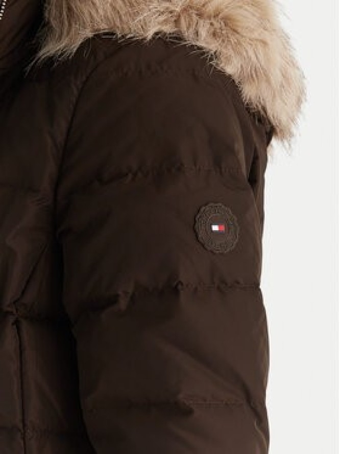 Tommy Hilfiger Kurtka puchowa WW0WW47540 Brązowy Slim Fit