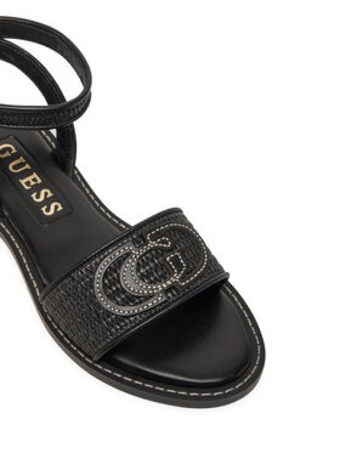 Guess Sandały FLJSIY FAB03 Czarny