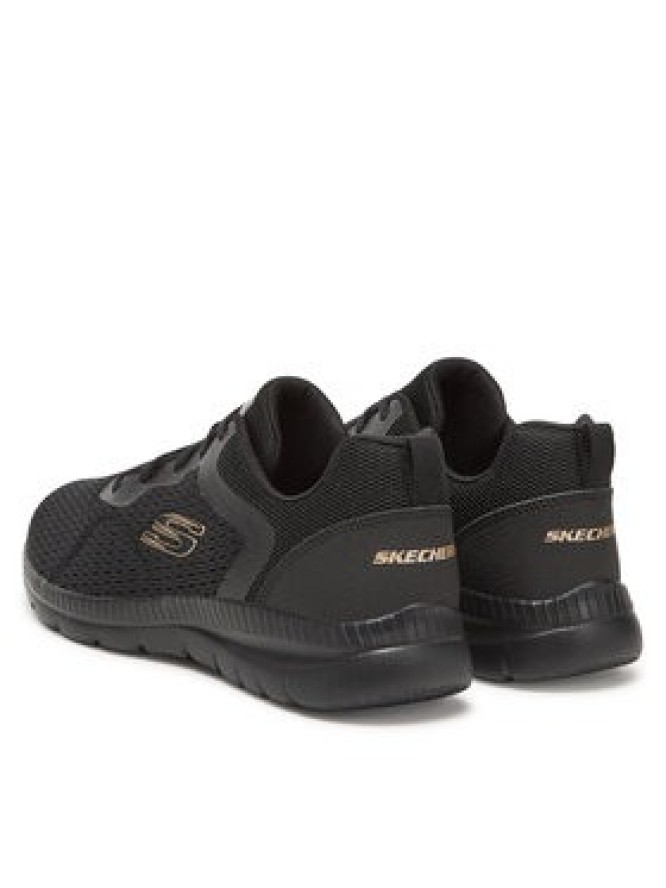 Skechers Sneakersy BOUNTIFUL 12607 BKRG_ Czarny
