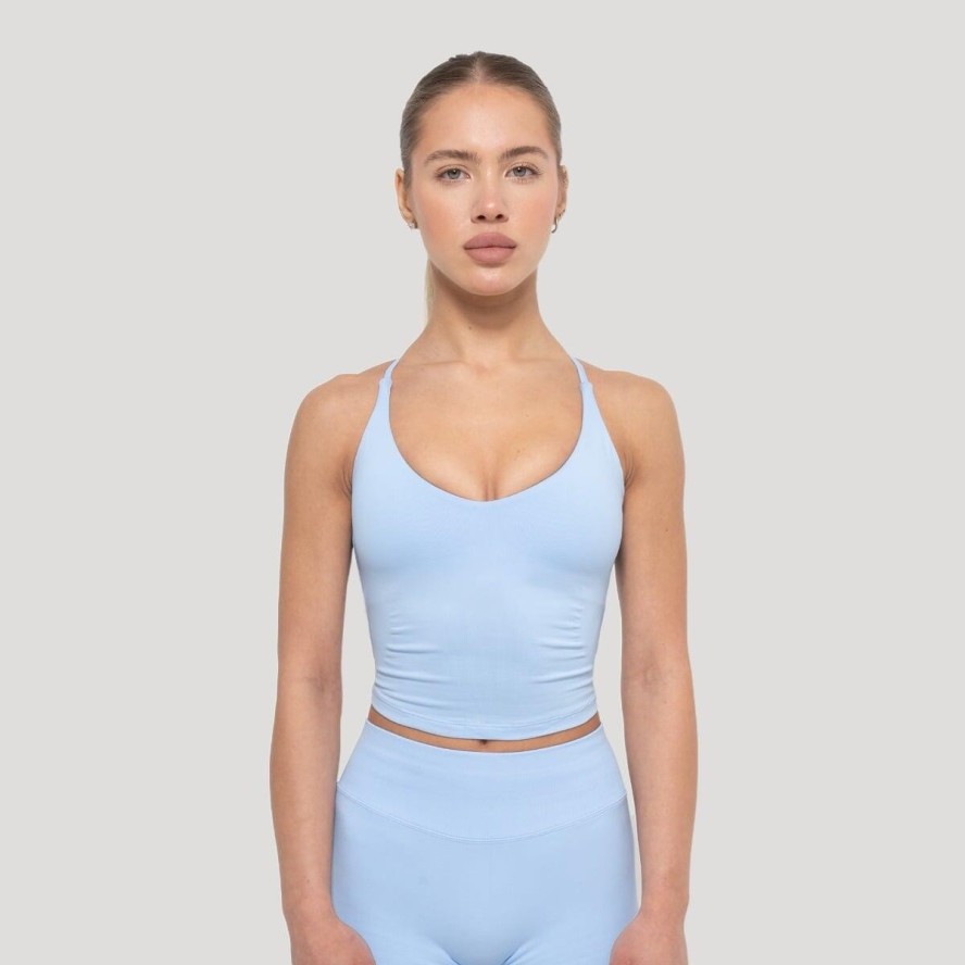 Top damski fitness z dekoltem V Luma