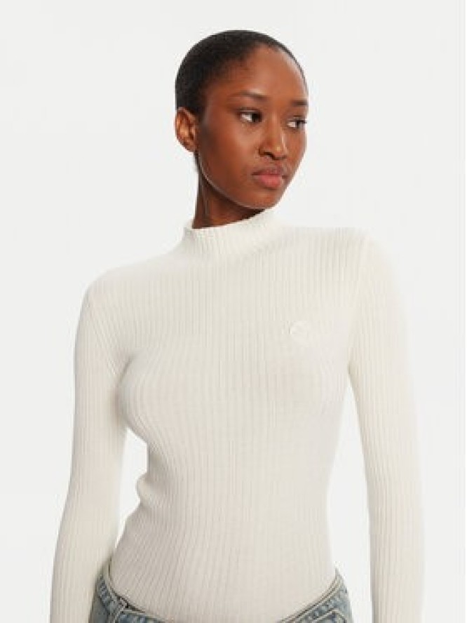 HUGO Sweter Sarmie_B 50522578 Écru Slim Fit