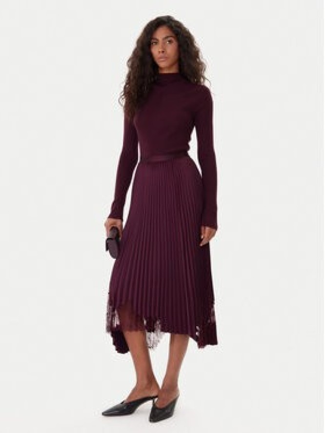 BOSS Spódnica plisowana Velacey 50546594 Fioletowy Regular Fit