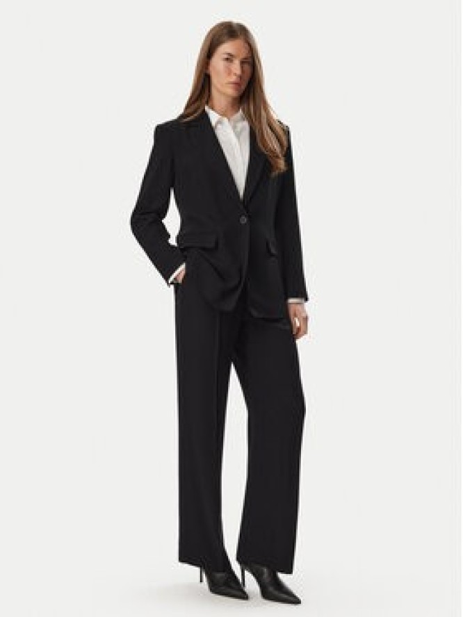 KARL LAGERFELD Spodnie materiałowe B4W10063 Czarny Regular Fit
