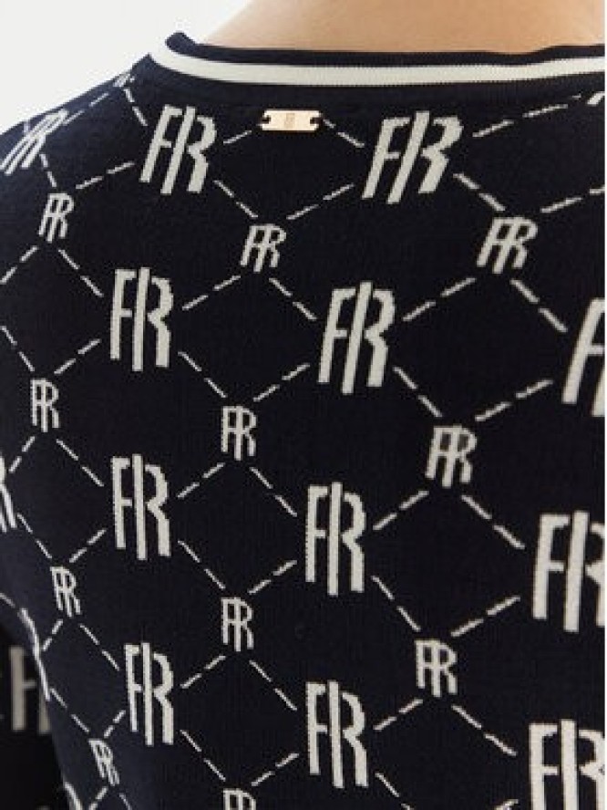 Fracomina Kardigan FR25WT8036K414F8 Granatowy Regular Fit