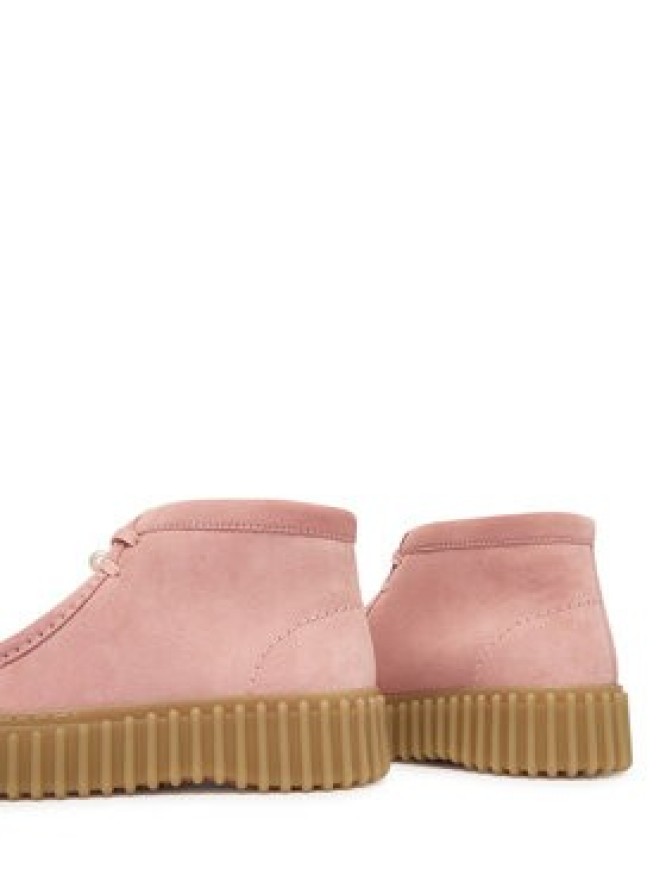 Clarks Trzewiki Torhill Moss 26184636 Różowy