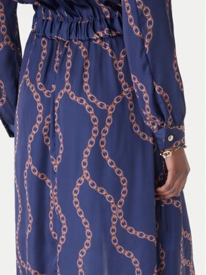 Rinascimento Sukienka koktajlowa CFC0128008003 Granatowy Regular Fit
