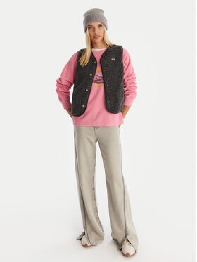 Roxy Bezrękawnik Iconic Twon Vest ERJPF03235 Szary Regular Fit