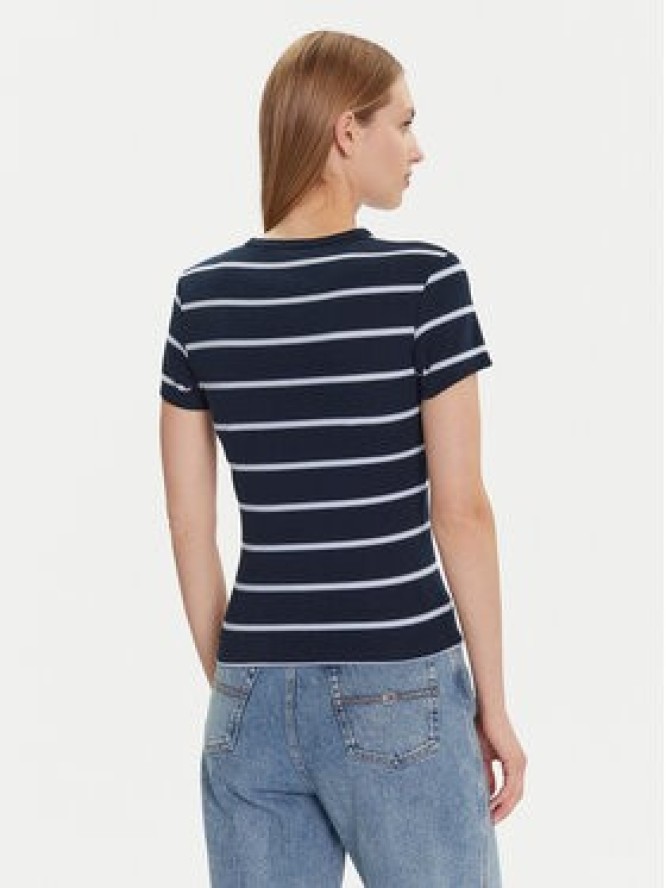 Tommy Jeans T-Shirt Essential DW0DW17383 Granatowy Slim Fit