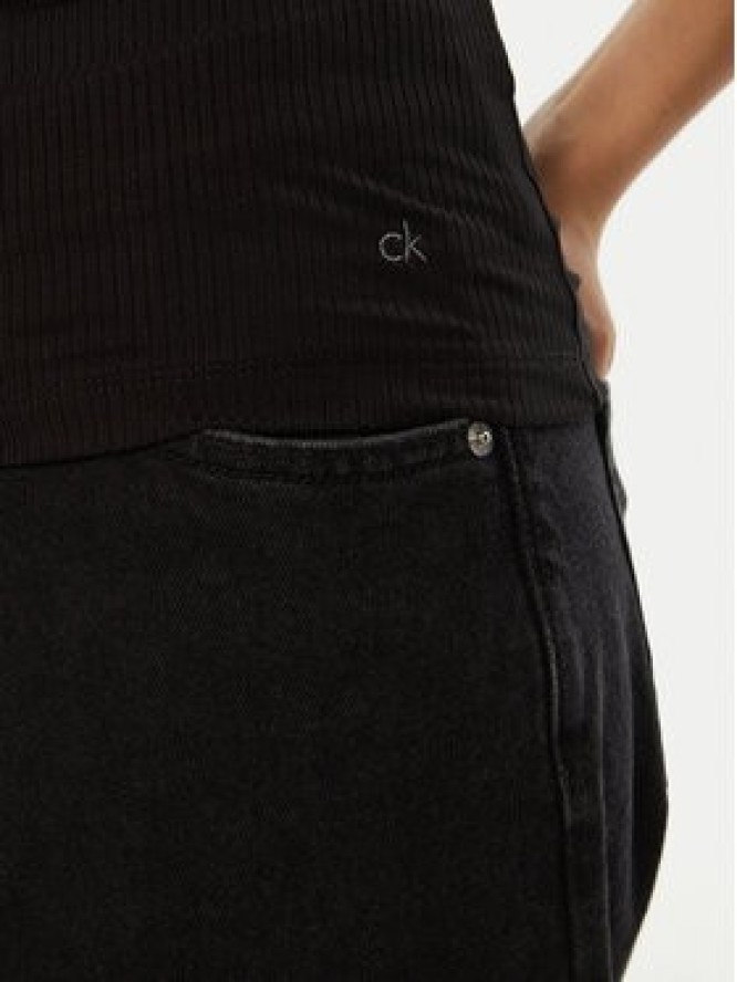 Calvin Klein Top K20K208054 Czarny Slim Fit