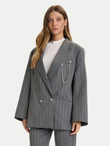 ViCOLO Marynarka TF0110 Szary Regular Fit