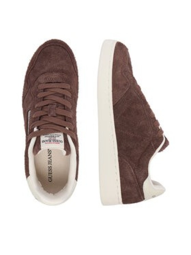 Guess Jeans Sneakersy EO-XL250041 Brązowy ciemny