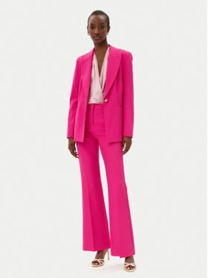 Maryley Marynarka 25EB187/M27/43AL Różowy Regular Fit