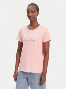 Liu Jo Sport T-Shirt TA6252 JS923 Różowy Regular Fit