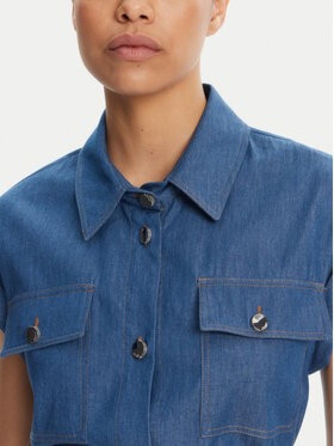 Liu Jo Sukienka jeansowa WA5509 D4695 Niebieski Regular Fit