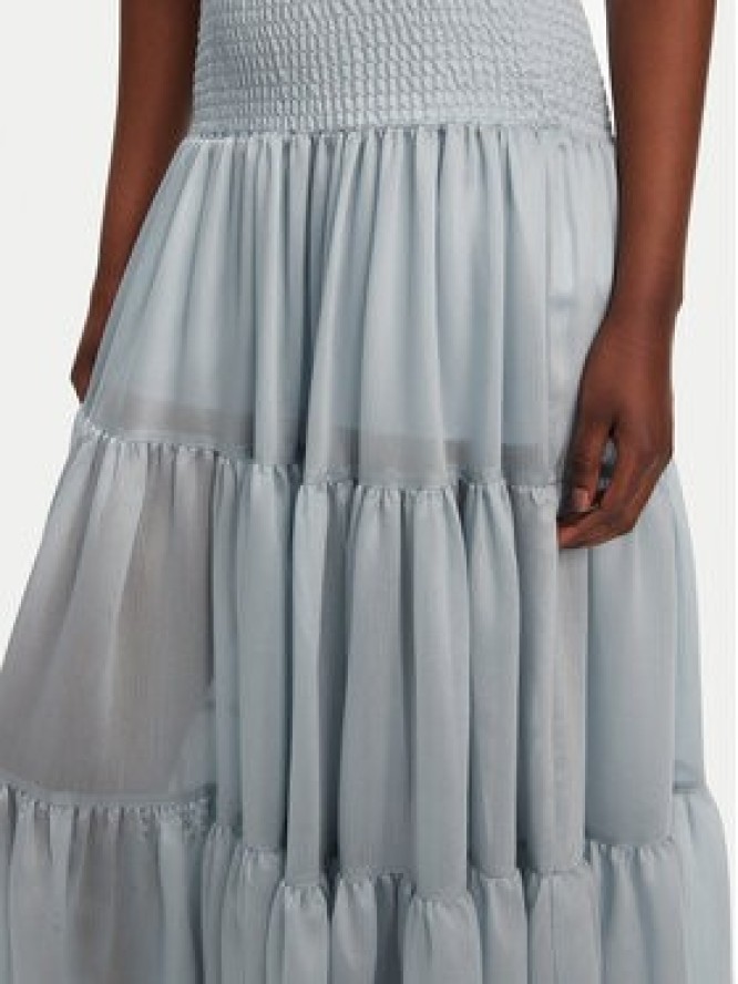 Eleh Sukienka wieczorowa ESS250137 Błękitny Regular Fit