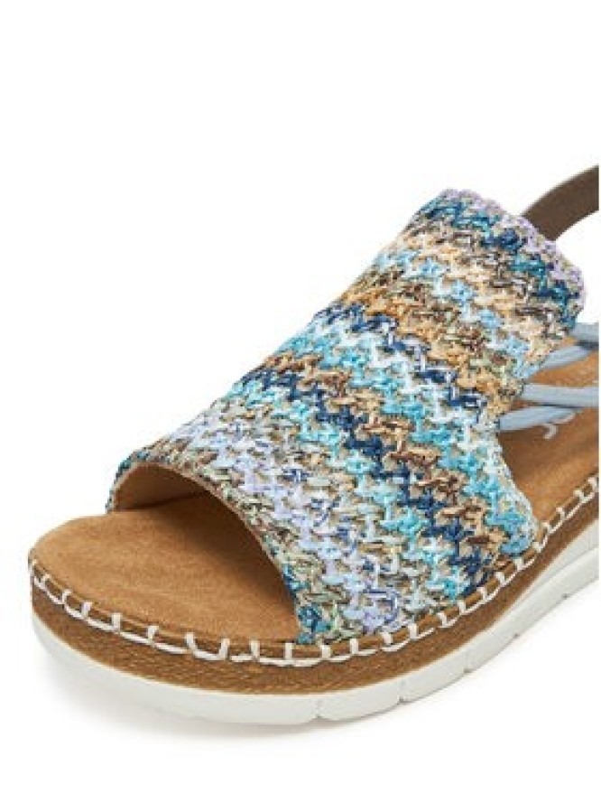 Rieker Sandały V1241-91 Kolorowy