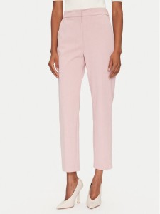 Maryley Spodnie materiałowe 25EB539/M06/14RS Różowy Regular Fit