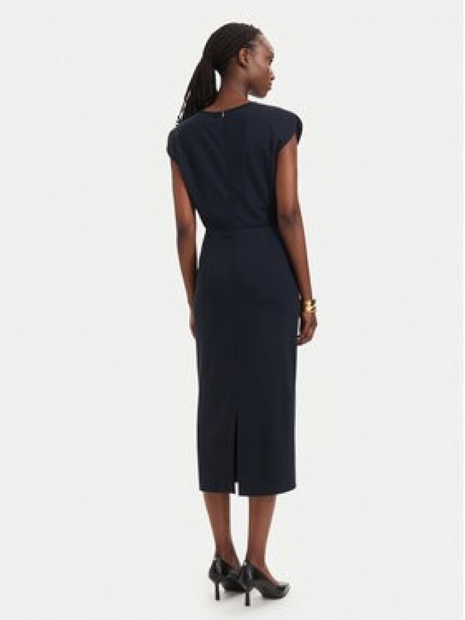 BOSS Sukienka koktajlowa Dorlita 50563851 Granatowy Slim Fit
