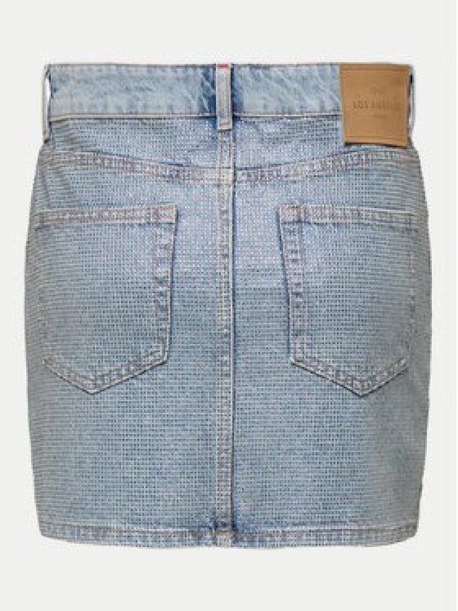 ONLY Spódnica jeansowa Hollywood 15342137 Niebieski Regular Fit