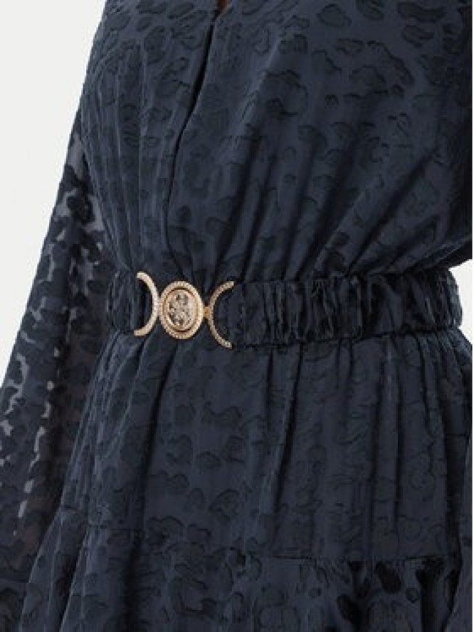 Guess Sukienka koktajlowa W6BK42 W4225 Granatowy Regular Fit