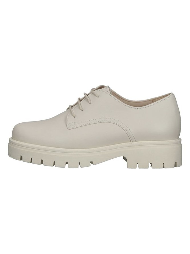 Gabor Skórzane trzewiki w kolorze kremowym rozmiar: 40,5