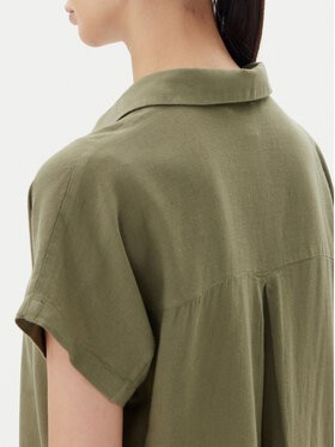 Vero Moda Koszula Thea 10333794 Zielony Loose Fit