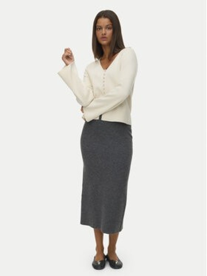 Vero Moda Spódnica ołówkowa Brisa 10334684 Szary Slim Fit