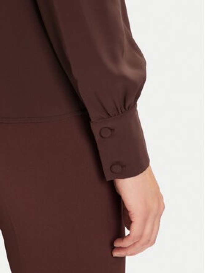 Rinascimento Bluzka CFC0125721003 Brązowy Regular Fit