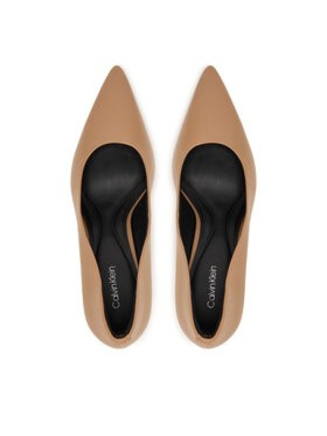 Calvin Klein Szpilki Ess Stiletto 70 HW0HW02607 Beżowy
