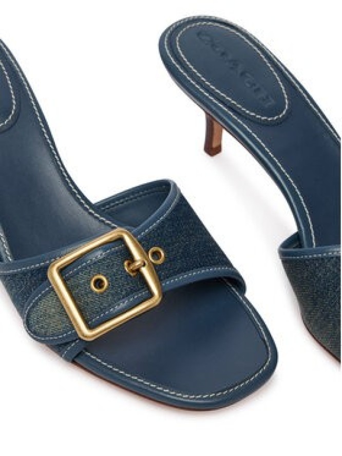 Coach Klapki CDE74 Z0L Granatowy