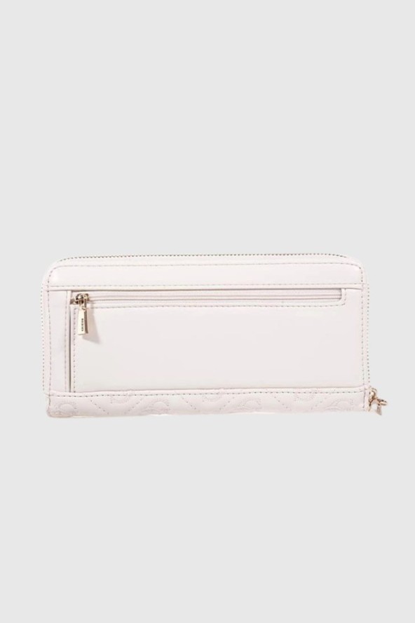 GUESS Biały duży portfel damski Adelasia