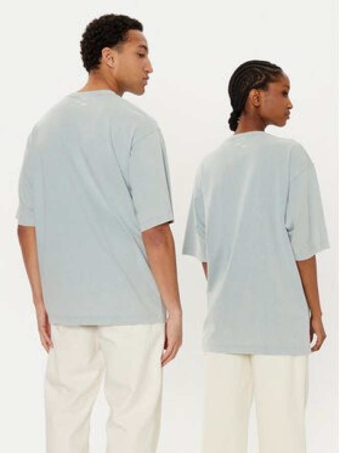 Filling Pieces T-Shirt Unisex 7441378 Zielony Boxy Fit