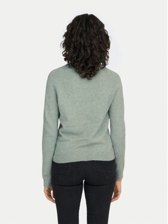 ONLY Sweter Rica 15204279 Zielony Regular Fit