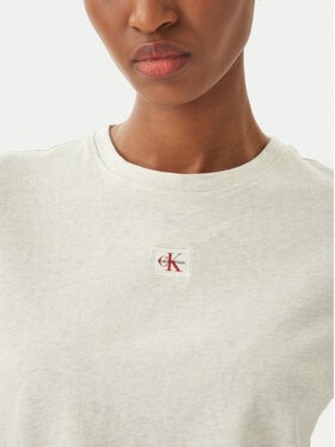 Calvin Klein Jeans T-Shirt LV047F227G Szary Classic Fit