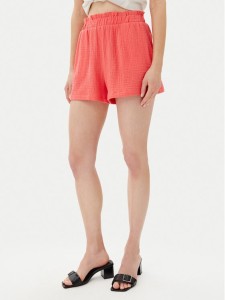 Vero Moda Szorty materiałowe Natali 10279687 Różowy Baggy Fit