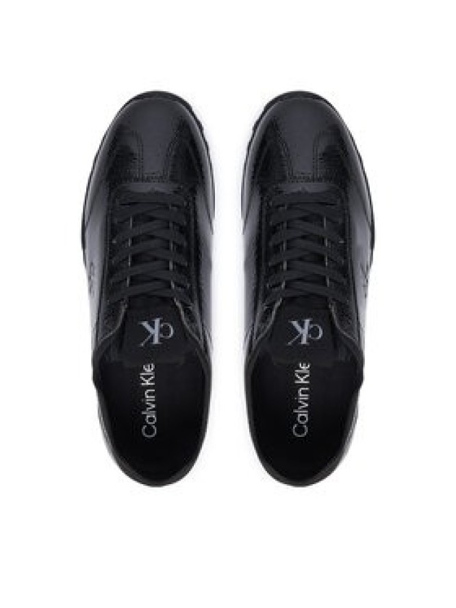Calvin Klein Sneakersy Low Profile Run Mg Pol Mix Mat HW0HW03284 Czarny
