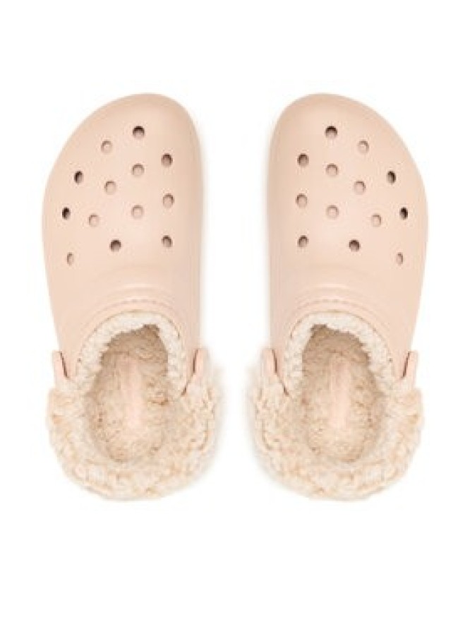 Crocs Klapki Classic Fleece Lined Clog Quartz 211396 Różowy
