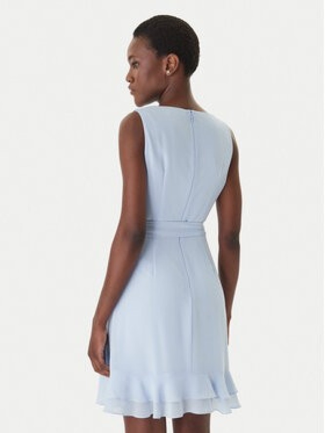 Morgan Sukienka koktajlowa 241-ROSVAL Błękitny Regular Fit