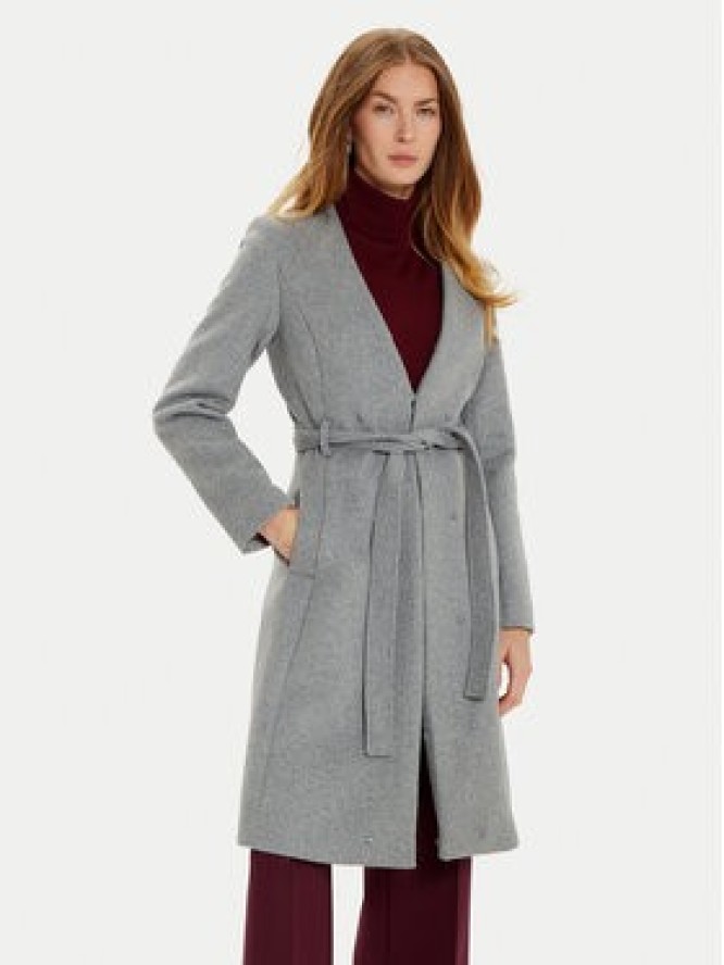 Marciano Guess Płaszcz wełniany 4BGL09 9957Z Szary Regular Fit